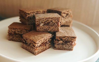 Lebkuchen gefüllt.